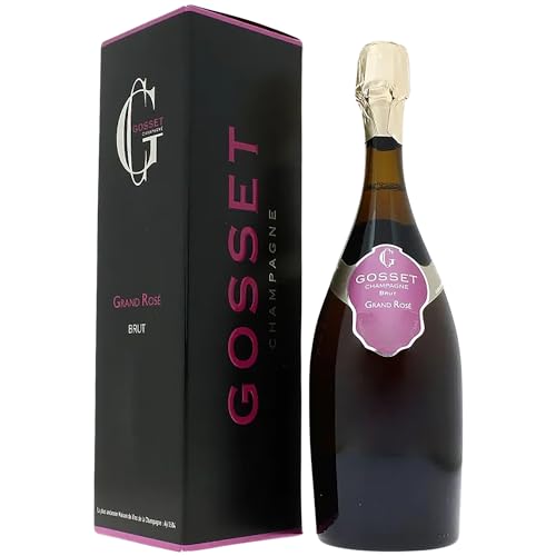 Champagne Gosset Grand Rosé avec étui cadeau 75cl, le présent idéal pour vos fêtes