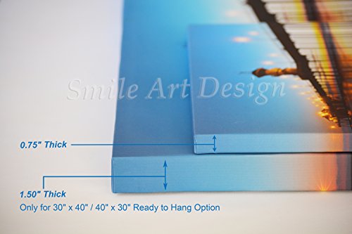 Elephant Decorative Art Canvas Print Modern Wall Decor Artwork Wrapped Wood Stretcher Bars Vertical- Ready To Hang -%100 Handmade In The Usa_Elh24_24*36 #TOP7