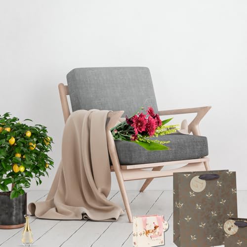 Glick Kleine Wursthund Blumen Geschenktüte Luxus Recycelbare Tasche für besondere Geschenke 14 x 14 x 6 cm Hochwertiges Papier Ideal für Geburtstage & Feiern