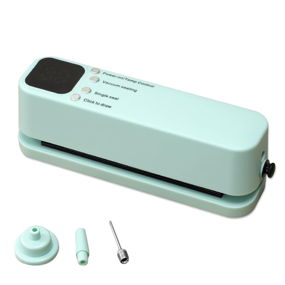 CTRLZS Vacuum Sealer for Food for Folders USB Rechargeable Portable Vacuum Packaging Machine Mini Bag Sealing System