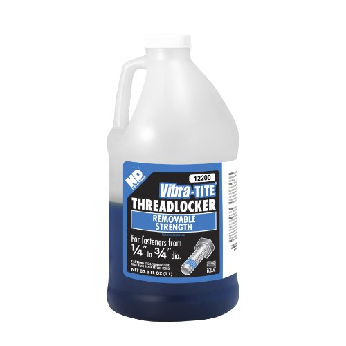 Image of Vibra-TITE 122 Oil Tolerant Removable Anaerobic Threadlocker, 1 Liter Jug, Blue