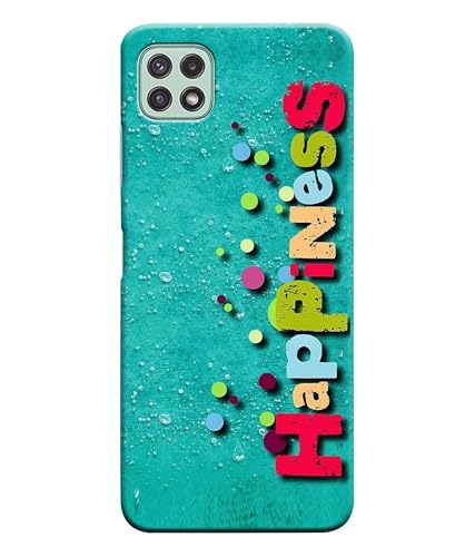 Image of Happiness Happy Printed Hard Back Case Cover Compatible for Samsung Galaxy A31 (Multicolor) - D1670