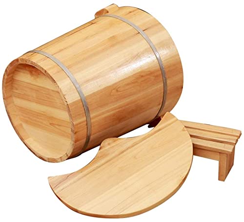 Bain de pieds en bois traditionnel de 44 cm pour soulager les jambes lourdes