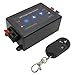 Regulador de intensidad de luz LED, 12 V CC, con mando a distancia + panel de control para todas las lámparas LED regulables con enchufe y hembra (con terminal de sujeción de cable).