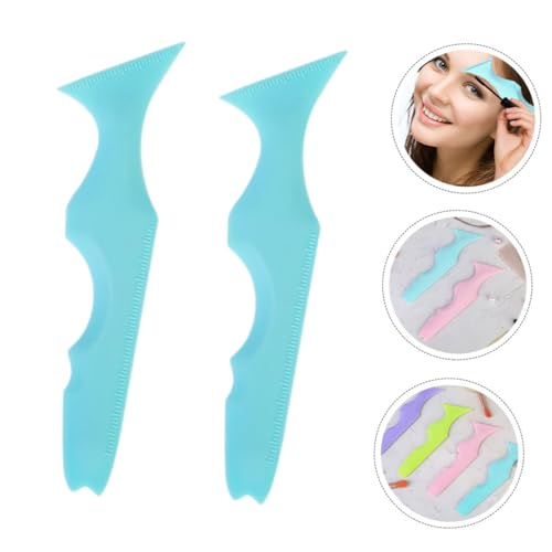 NOLITOY 2pcs Multi-function Silicone Eyeliner Stencil miniatura 4