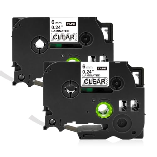 RolyPoly777 �݊� �u���U�[�H�� TZe-111 �����n������ 6mm�� 2�Z�b�g ����8m �s�[�^�b�` P-touch �ėp �e�[�v�J�[�g���b�W ���ϋv�݌v ���S���d�l �I�t�B�X/�q��/�����X/�ƒ�p ���p�r���p�\