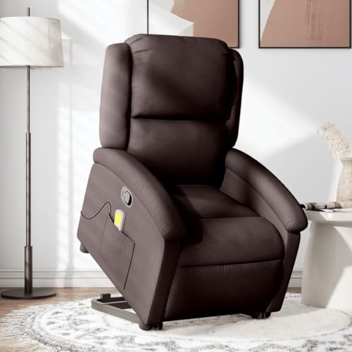 Xichuzi Silla de Masaje reclinable de pie de Tela marrón Oscuro, Sillón De Relax, Sillon Masaje Relax, Sillon Relax Electrico, Hogar Sillon Relax, Sillones Comodos, Sofa Tantra - 3204181
