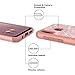 TJS Phone Case Compatible with Samsung Galaxy A20/Galaxy A30, with [Tempered Glass Screen Protector] Glitter Bling Cute Girls Women Design Dual Layer Heavy Duty Hybrid Cover (Rose Gold)