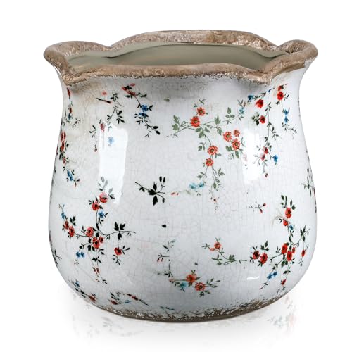 Newtay 6 Inch Ceramic Plants Pots Vintage Ceramic...