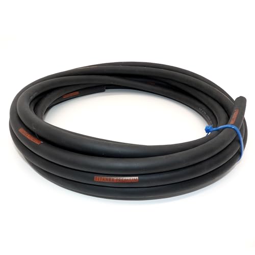 TITANEX PREMIUM H07RN-F 5x2,5mm² (5G2,5) schweres Gummikabel, Industriekabel, Baustellenkabel für den Außenbereich 5-50m inkl. 10 Aderendhülsen (10 Meter)