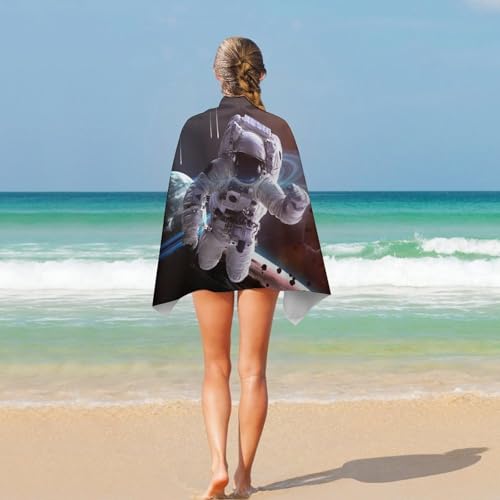 Serviette de plage astronaute à séchage rapide pour le quotidien