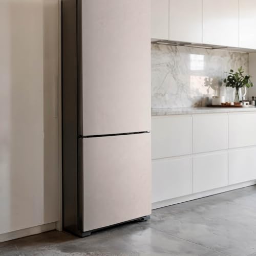 Décoration couvrant entièrement le frigo pour cuisine douce rose