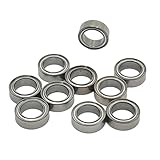 VELURA 10 Pieces 1/14 1/16 RC Car Metal Bearings RC Ball Bearing Kit for M162 14210|10 RC Car Metal Bearings| Other RC Parts & Accs|Toys & Hobbies