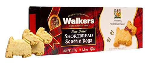 Walker's Shortbread Traditional Scottie Dog Shaped Cookies, Pure Butter Shortbread Cookies, 3.9 Oz Box (Pack Of 6) #TOP4