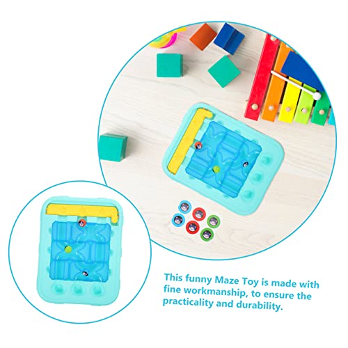 Toyvian 4 Pcs Brinquedo do labirinto de esferas quebra-cabeças infantis labirinto rolante Brinquedos