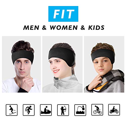 artfone Aquecedores de orelha de inverno para homens e mulheres, corrida, ioga, esqui, inverno, lã,