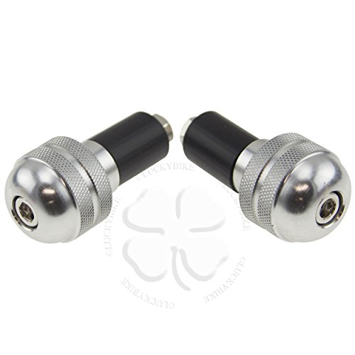 Silver Handle Bar End CNC Recoil Weight Slider Hollow 7/8 Bars 6mm Slug