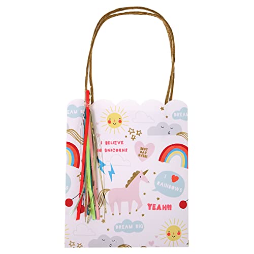 Meri Meri, Rainbow & Unicorn Party Bags, Birthday, Party Decorations