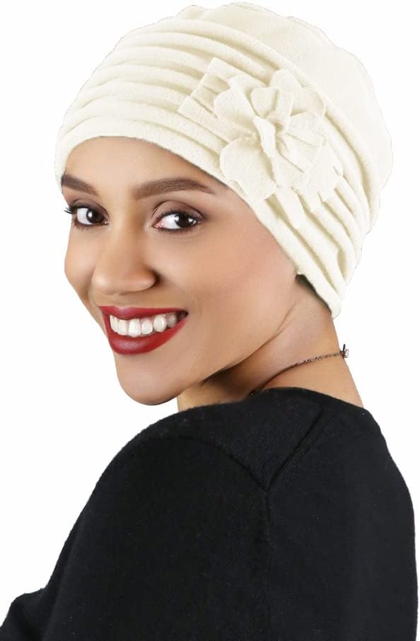 Hats Scarves & More Womens Fleece Beanie Hat Chemo Headwear Cancer Cap Ladies Head Covering Lauren