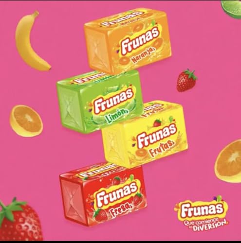 FRUNAS Original 26 unidades peso neto 416g caramelo frutas miniatura 3