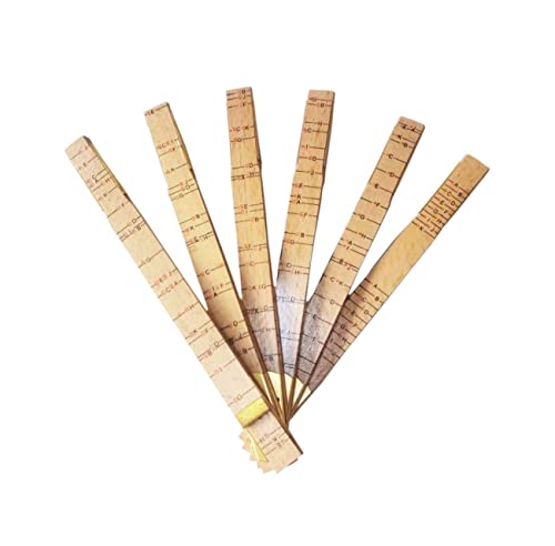 Zeluga Zl241 5/8In. X 6Ft. Oversized Brick Mason Two Way Wood Rule #TOP17