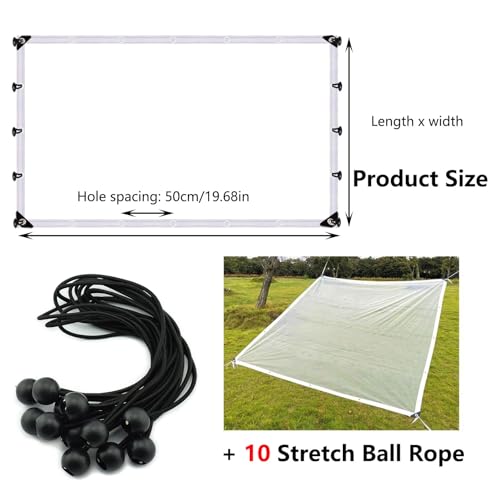Lona transparente impermeable para cubiertas de piscina paneles personalizables 2,6x3m 6