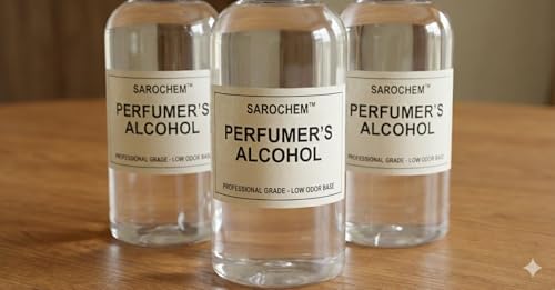 Image of SAROCHEM Denatured Ethanol (Perfume Grade) 500ml - High Purity Alcohol for Perfume Making, DIY Fragrances & Cosmetics