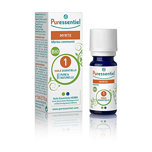 Puressentiel - Huile Essentielle Myrte - Bio - 100% pure et naturelle - HEBBD - 5 ml Cover