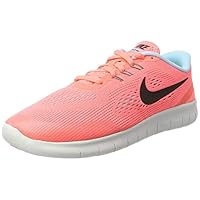 Nike Girls Free RN Trainers Running Shoes Pink 7 Medium (B,M) Big Kid