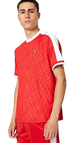 Maillot de football Fila Marc rouge et blanc XL vêtement de sport