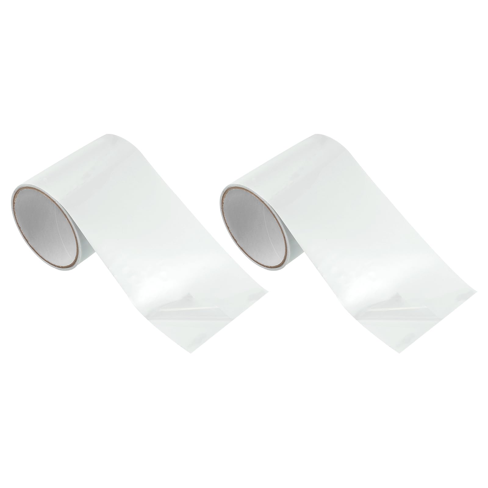 PATIKIL Waterproof Patch Seal Tape 4 in x 5 Ft, 2 Pack PVC Leak Proof Repair Tape Instant Sealing for HVAC Ducts, Roof Crack, Hoses Pipes, Awning, White