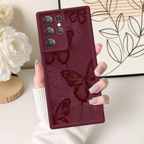 Coque Samsung S25 Ultra silicone souple papillon résistant - 4
