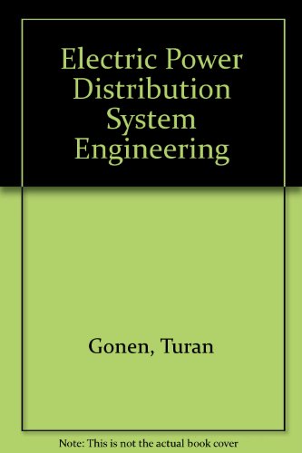 Electric Power Distribution System Engineering 0071003908 Book Cover