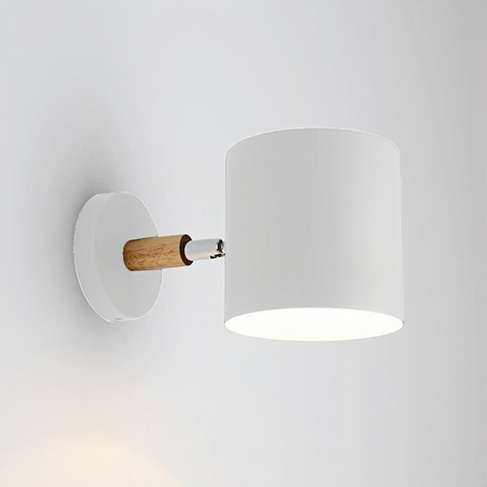JYBNBBE Creative Home Wall Lamp, Macaron Metal Small Shade, Living Room, Entrance & Bedroom Sconce, E27