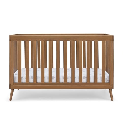 Delta Children Essex 4-in-1 Convertible Crib - Greenguard Gold Certified, Chestnut