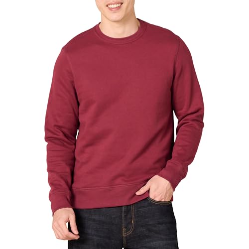 Image of Amazon Essentials Men's Crewneck Fleece Sweatshirt with Ribbing (Available in Big & Tall)