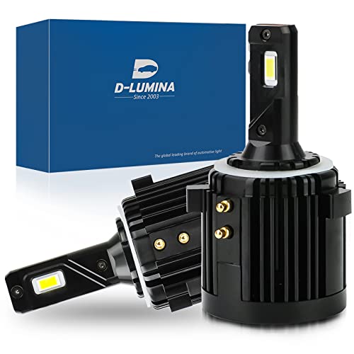 D-Lumina Ampoule H7 LED voiture anti erreur Canbus Compatible avec le phare de croisement Volkswagen Passat Golf GTI Tiguan Mercedes, 100W 10000LM 6000K blanc pur (2 pièces)