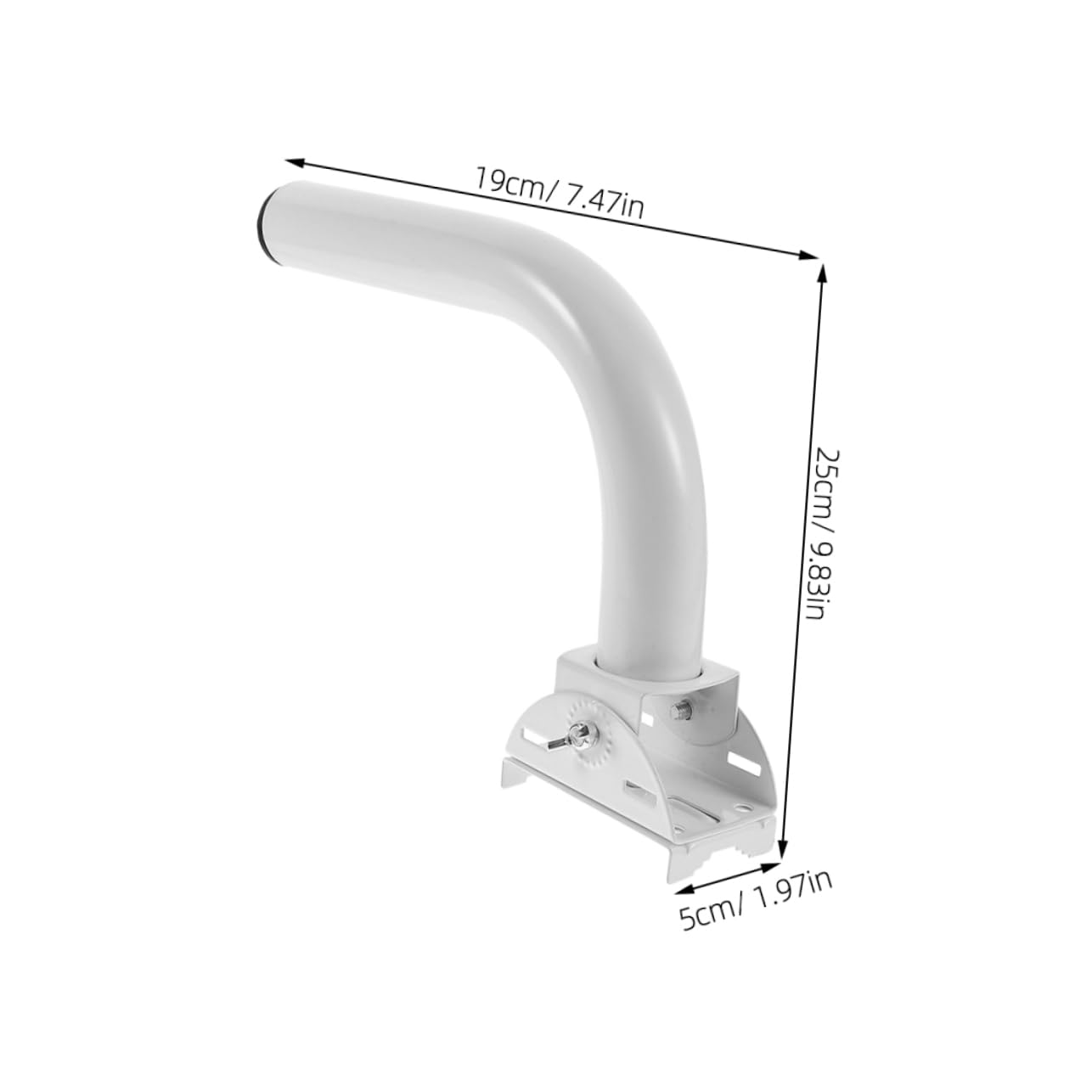 Alipis Support de Fixation Antenne Extérieur en Acier Inoxydable 2pcs pour Installation Facile de Points D'accès et Ponts Réseau en Extérieur ou Grenier
