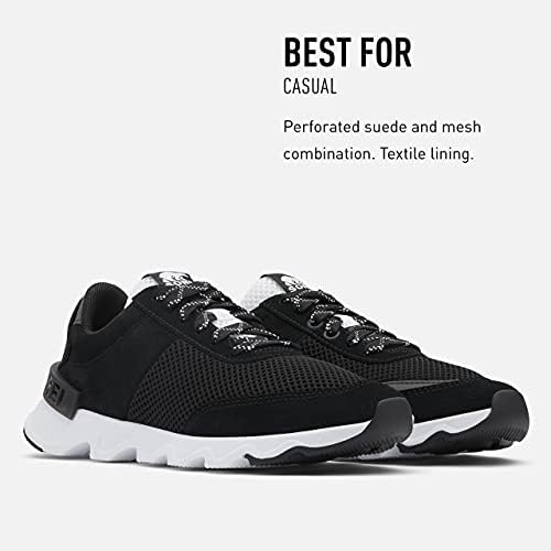 Sorel Women's Kinetic Lite Lace Sneaker - Casual - Running and Walking - Black - Size 8.5 | Image 2