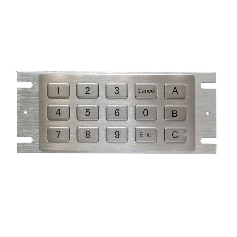 Teclado numérico de 15 teclas para quioscos industriales y máquinas de vending