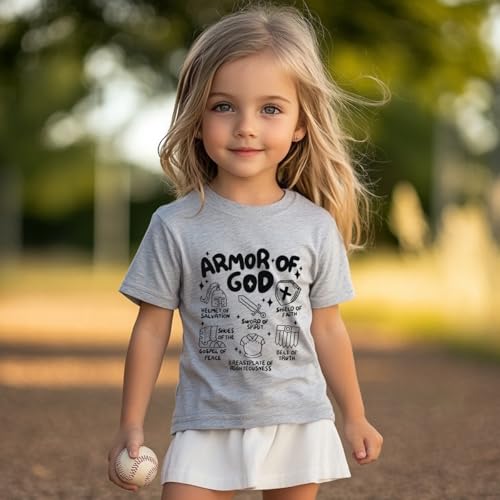 Image of Kids Christian Shirt Toddler Created with a Purpose Shirt Boys Girls Bible Verse Religious Clothes 2-7 Years