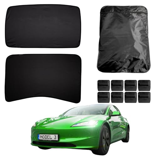 Pare-soleil pour Tesla Model 3 Highland toit en verre isolation anti-UV