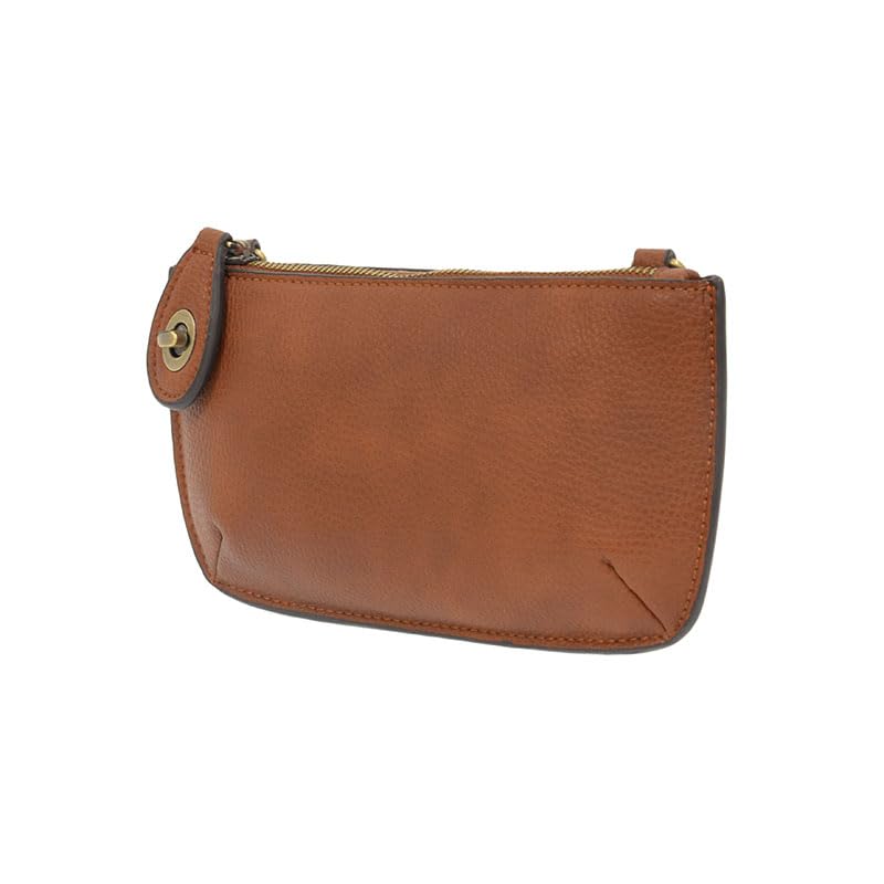 Image of Joy Susan Women's Fashion Purse Mini Crossbody Wristlet Clutch Handbag - Dark Maple