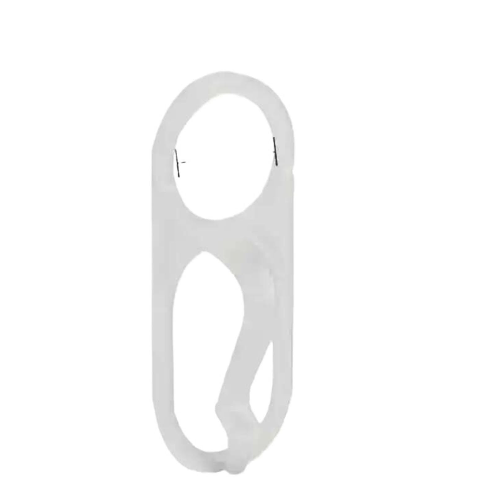 Hangers for Clothes Space Savers 100pcs Display Hanger Connector Strips(Transparent)