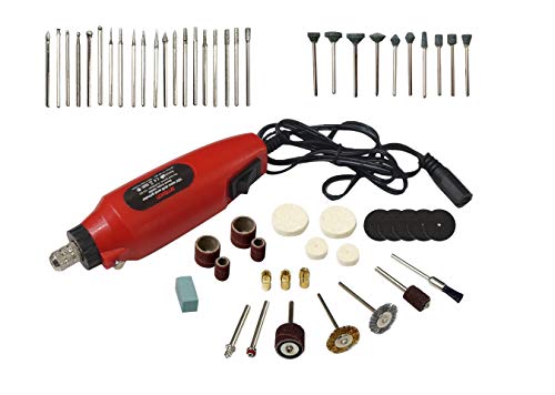 Amtech V2560 Mini Drill (60 Piece) with Bit Set for Craft and DIY. Electric Grinder Kit and Rotary Power Tool for Carving and Grinding 1 Amtech V2560 Mini Drill (60 Piece) with Bit Set for Craft and DIY. Electric Grinder Kit and Rotary Power Tool for Carving and Grinding