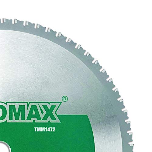 Tomax 14 Inch 72 Tooth Industrial Level Steel And Ferrous Metal Saw Blade With 1 Inch Arbor #TOP2