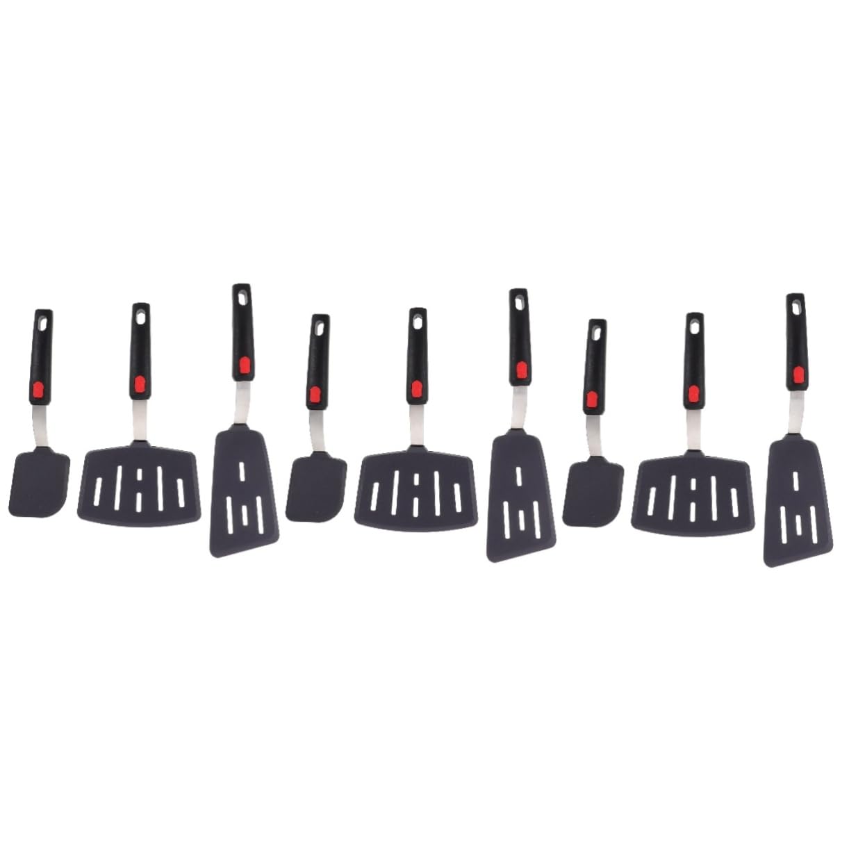 Yardwe 3 Set Spatole Silicone Riutilizzabili Per Cucinare Utensili Multifunzionali Per Wok Antiaderenti E Facili Da Per Pancake E Frittate 3 Pezzi * 3