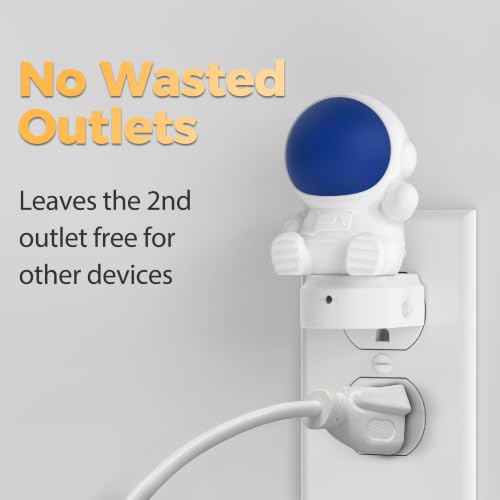 Image of DORESshop Astronaut Night Light for Kids,Plug in Dusk to Dawn Kids Bedroom