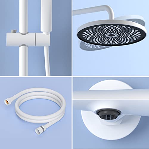 Piste de douche et ensemble de douche 9 pouces avec bec de baignoire