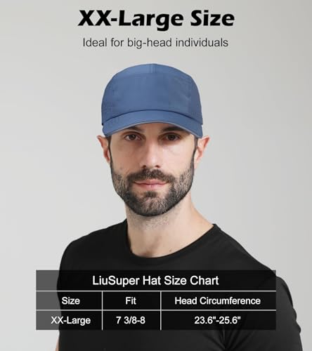Image of XL XXL Hat Mens Big Head, Performance Golf Hat for Men Women Water-Resistant Sun Hat Adjustable Summer Sport Cap Outwork